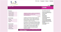 Desktop Screenshot of ls-avocats.com